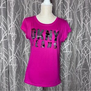 DKNY Pink Short Sleeve Tee